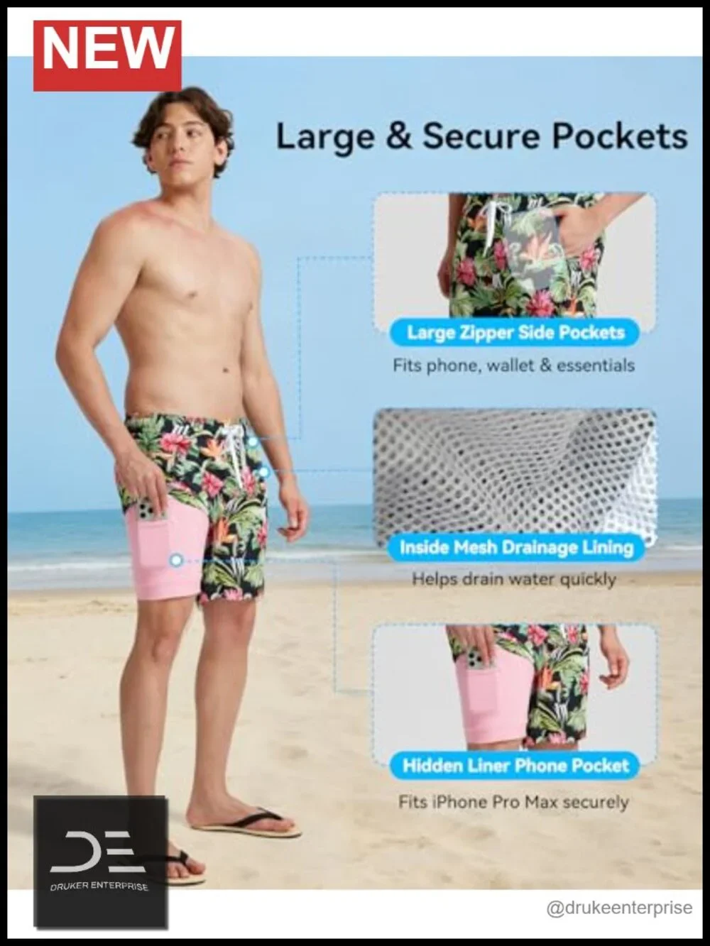 Men's Swim Trunks 7